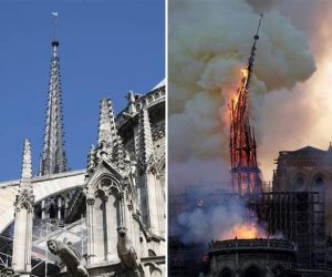 Notre Dame Katedralinde yangın