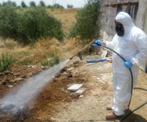İLAÇLAMA EKİPLERİ ÇALIŞMALARINI ARTIRDI