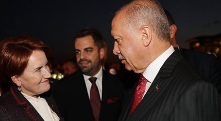 Akşener ,Erdoğan’ ın Resepsiyonunda !