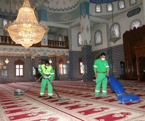 ÇANKAYA  CAMİLERİ “YENİ NORMALE” HAZIRLANIYOR