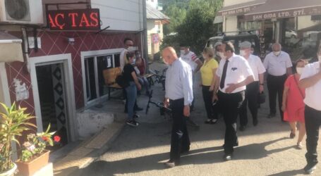 BAYRAKTUTAN  ESNAFIN DERT VE SORUNLARINI YERİNDE DİNLİYOR