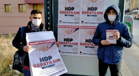 Türkiye Gençlik Birliği, ”HDP Kapatılsın Mitingi” düzenliyor