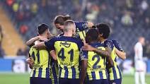 Fenerbahçe de galibiyet sevinci.2-1