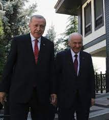 Erdoğan, Bahçeli ile Yerel Seçimlerde ittifakı görüştü