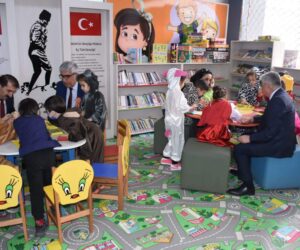 HOPA’DA ŞEHİT ÖZEN AKÇAM KÜTÜPHANESİ AÇILDI