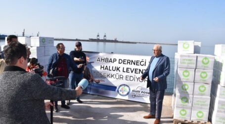 AHBAP DERNEĞİ’NDEN KDZ. EREĞLİ’YE 2 TIR DOLUSU GIDA  YARDIMI