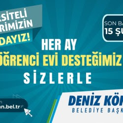 Üniversiteli gençlere öğrenci evi destek paketi