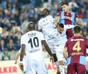 Beşiktaş Trabzon la yenişemedi:0-0