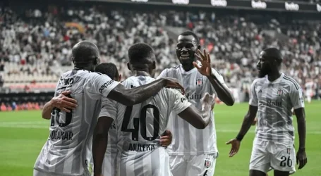 Beşiktaş Tirana’yı 3-1 mağlup etti.