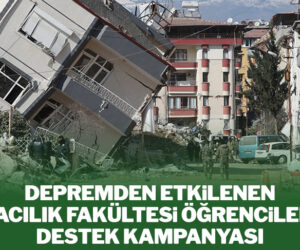 ECZACILAR VAKFI’NDAN DEPREMZEDE ÖĞRENCİLER İÇİN BURS KAMPANYASI