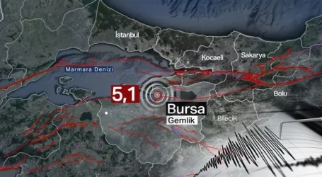 Marmara da meydana gelen 5.1 deprem korkuttu