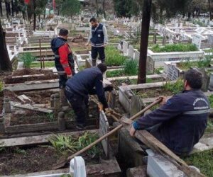 KDZ. EREĞLİ’DE MEZARLIKLAR BAYRAMA HAZIRLANIYOR