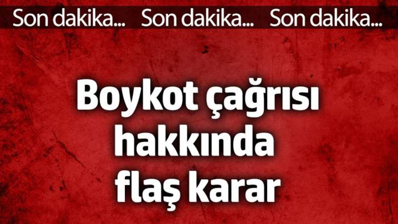 Boykot çağrısı yapan 16 kişi gözaltında