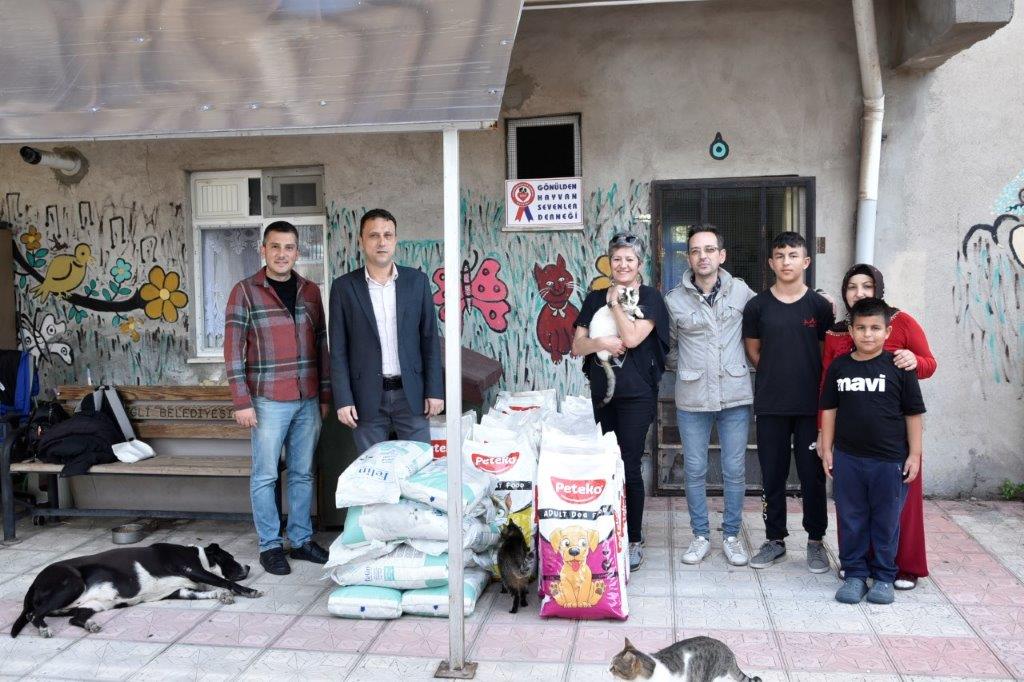 KDZ. EREĞLİ GÖNÜLDEN HAYVANSEVENLER DERNEĞİ’NE ZİYARET