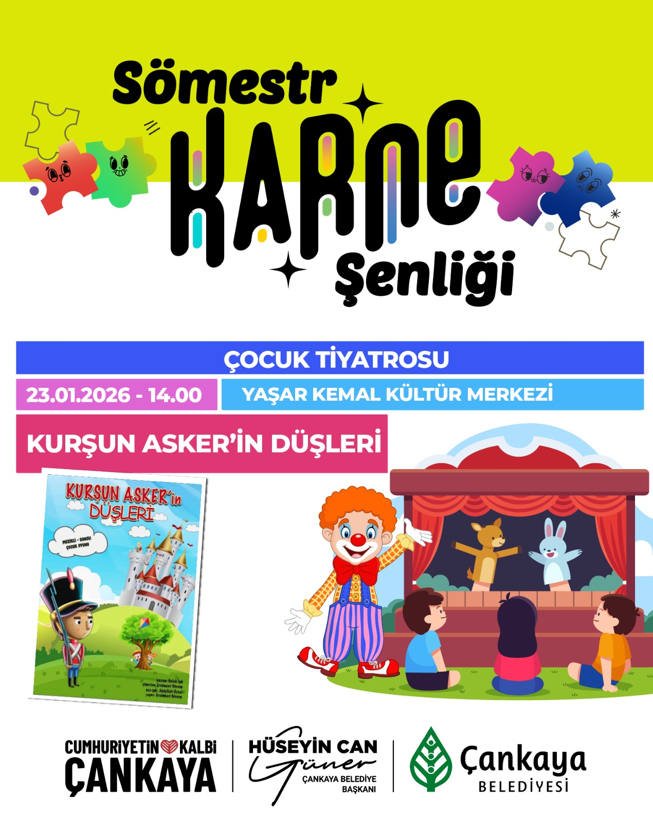 ÇANKAYA’DAN ÇOCUKLARA “SÖMESTR KARNE ŞENLİĞİ”
