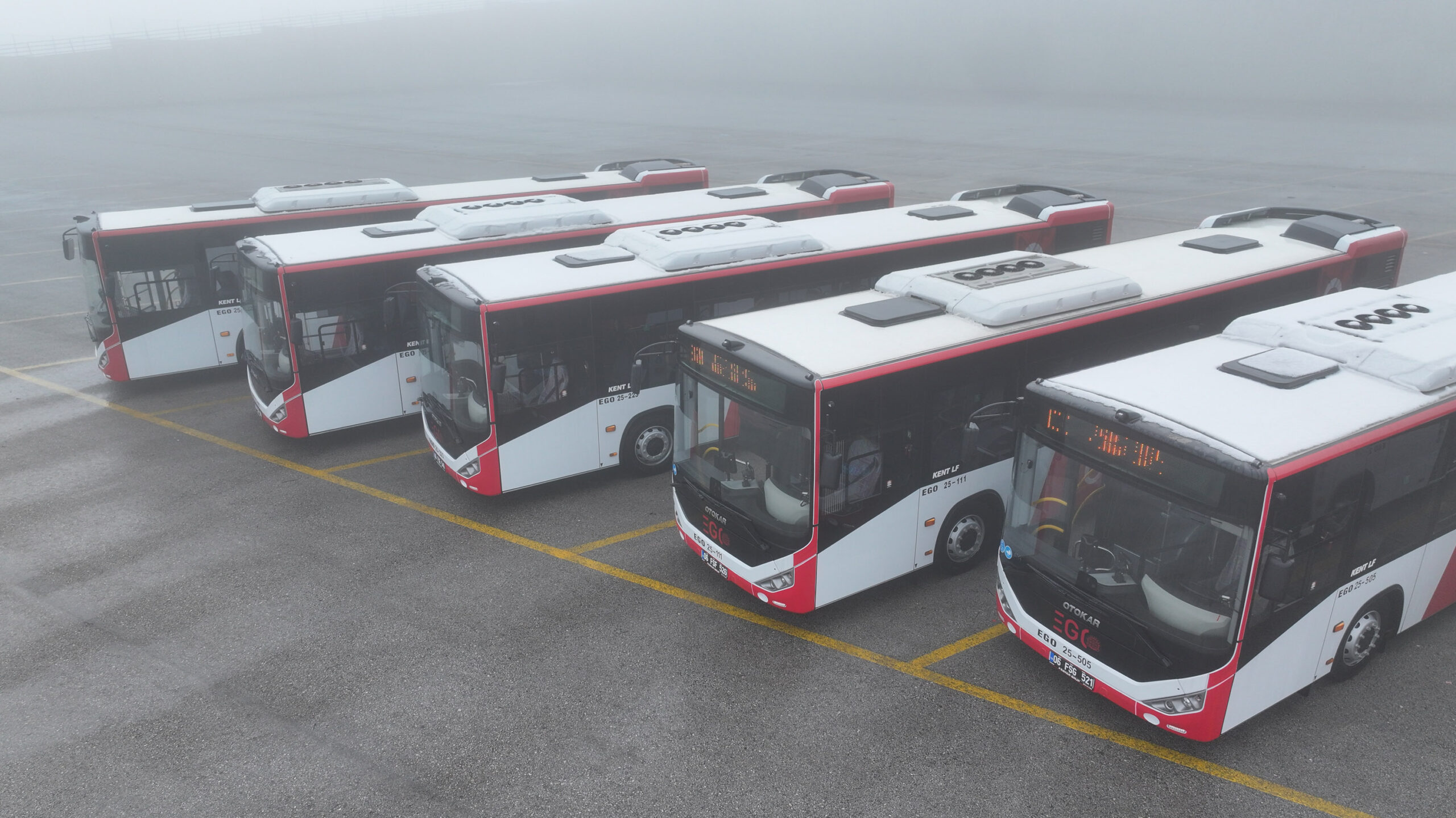 EGO FİLOSUNA SON MODEL 8 ADET OTOBÜS KATILDI