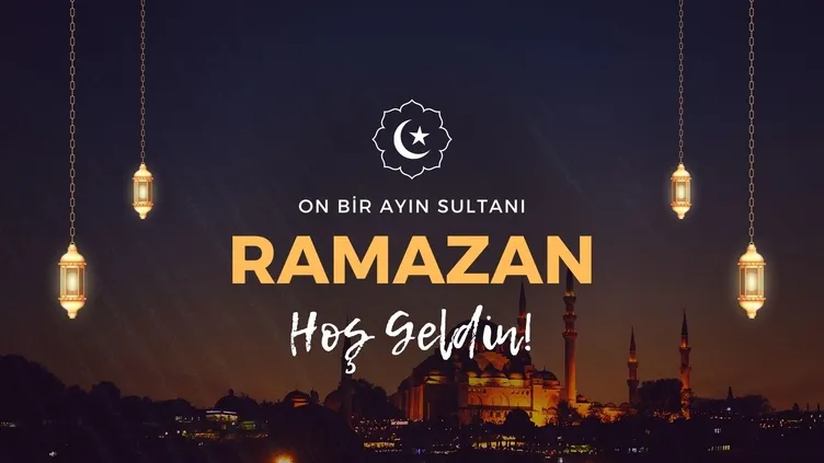 İlk teravih bu akşam, ilk sahur bu gece, ilk oruç yarın