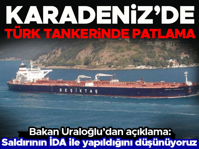 Karadeniz de Türk Gemisine  saldırı !