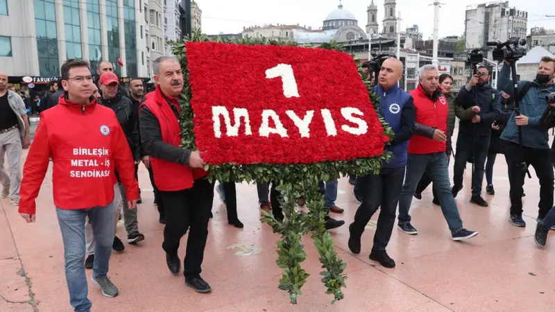 TAKSİM 1 MAYIS TA İŞCİYE KAPALI !