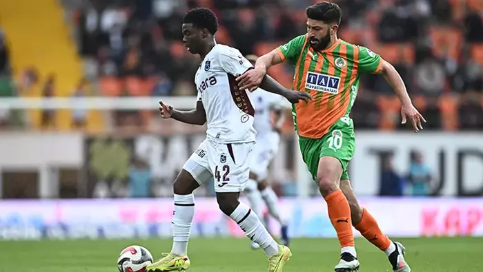 Trabzonspor Alanya ya takıldı:1-1