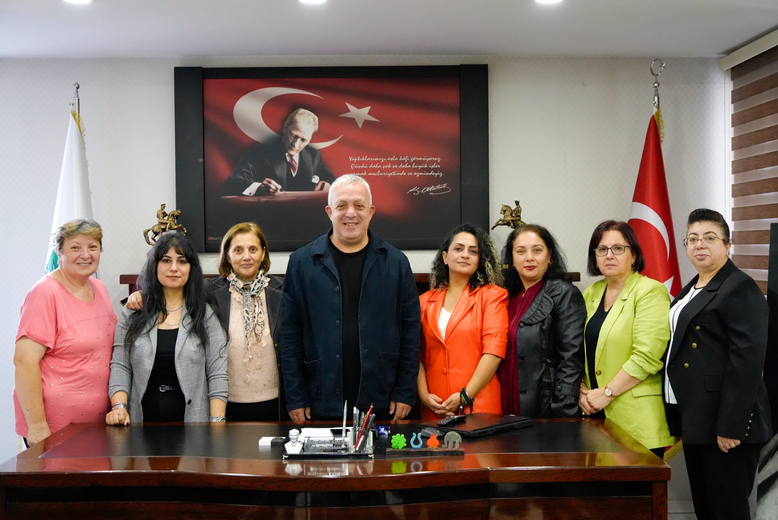 KADIN GİRİŞİMCİLERDEN BAŞKAN ERDEM’E ZİYARET