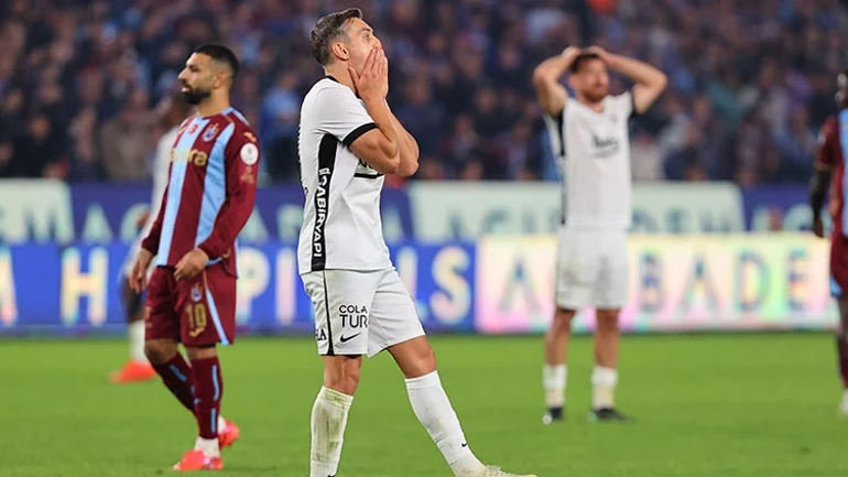 Deplasman kabusu sürüyor ….Beşiktaş’a Trabzon’da ŞOK: 2-0